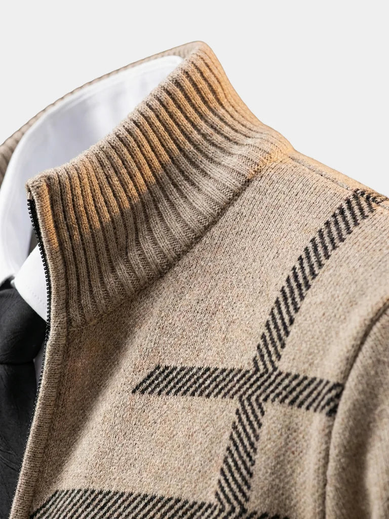 Graphite Symmetry Knit Jacket — Avelmontis