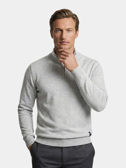 Half Zip Knitwear Pullover Sweater — Avelmontis