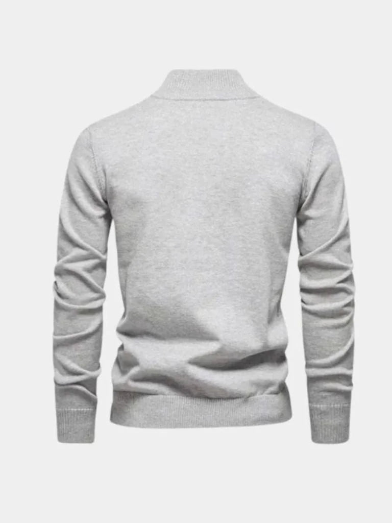Half Zip Knitwear Pullover Sweater — Avelmontis