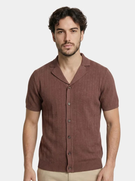 Heritage Camp Collar Knit Shirt — Avelmontis