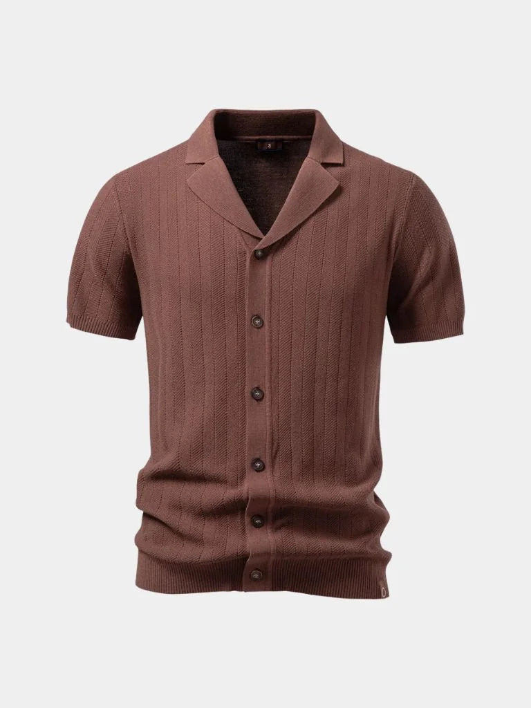 Heritage Camp Collar Knit Shirt — Avelmontis