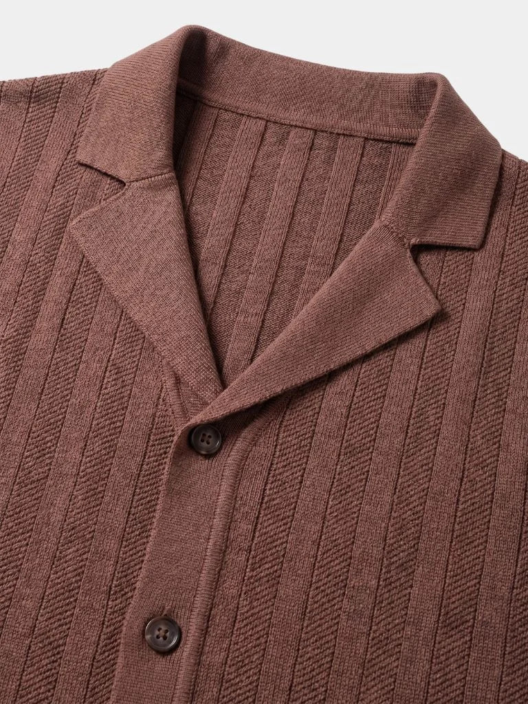 Heritage Camp Collar Knit Shirt — Avelmontis