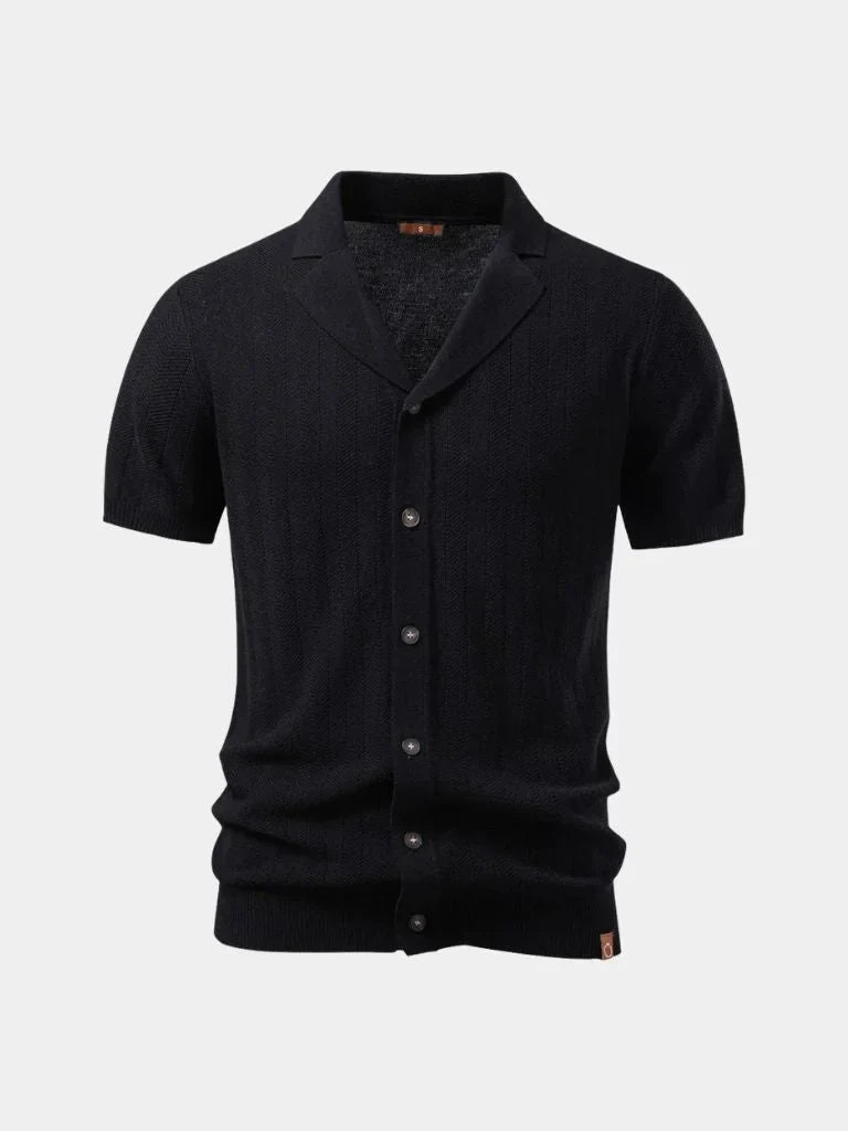 Heritage Camp Collar Knit Shirt — Avelmontis