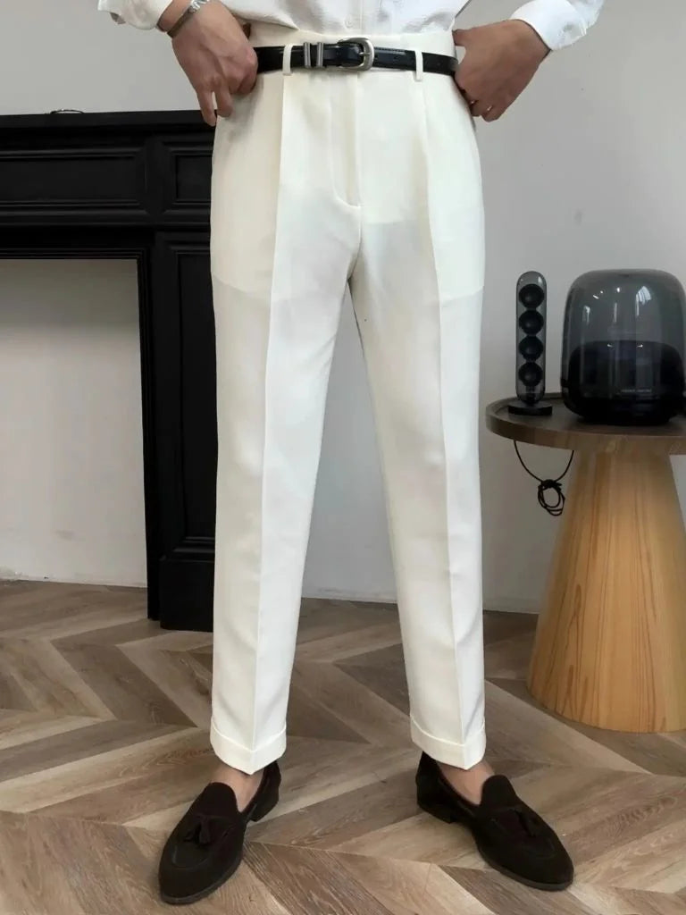 Hollywood Classic Trousers (Belt Included) — Avelmontis