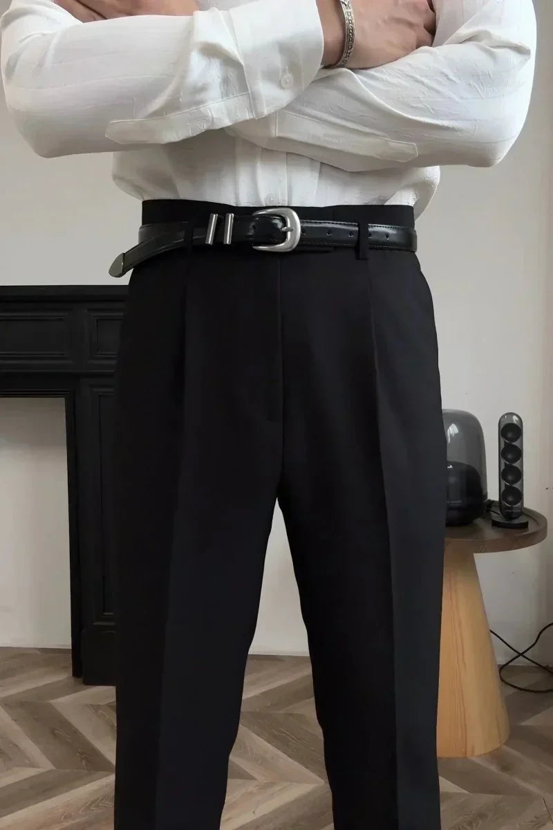 Hollywood Classic Trousers (Belt Included) — Avelmontis