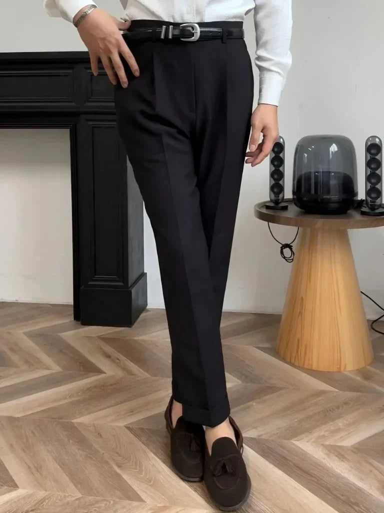 Hollywood Classic Trousers (Belt Included) — Avelmontis