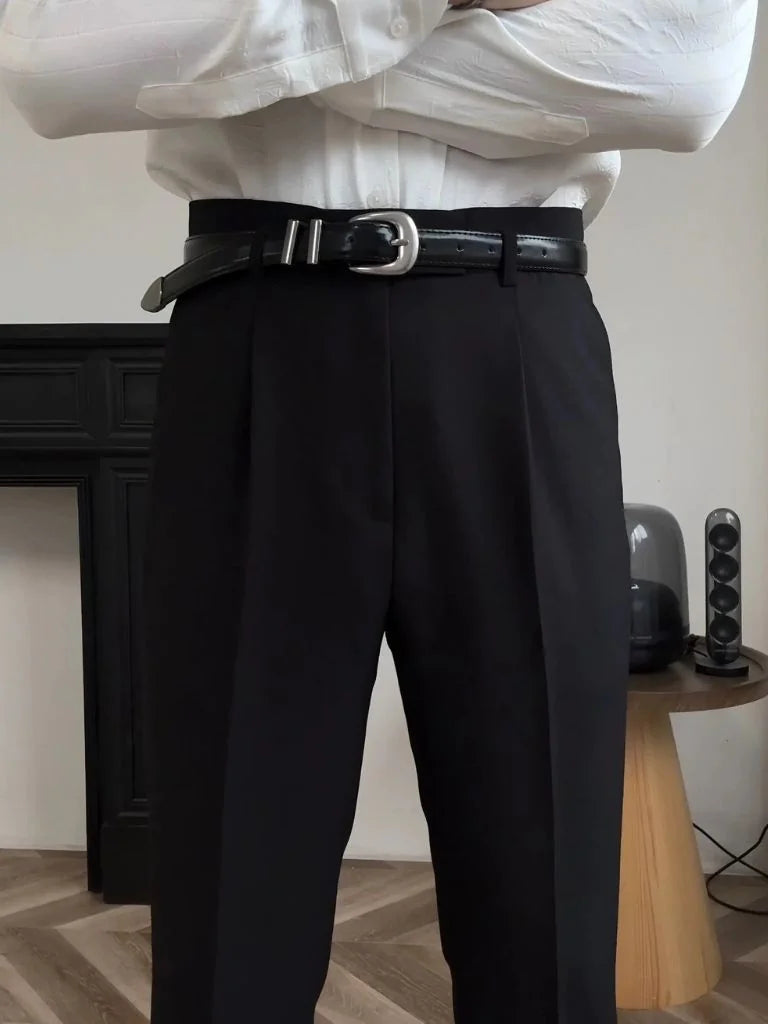 Hollywood Classic Trousers (Belt Included) — Avelmontis