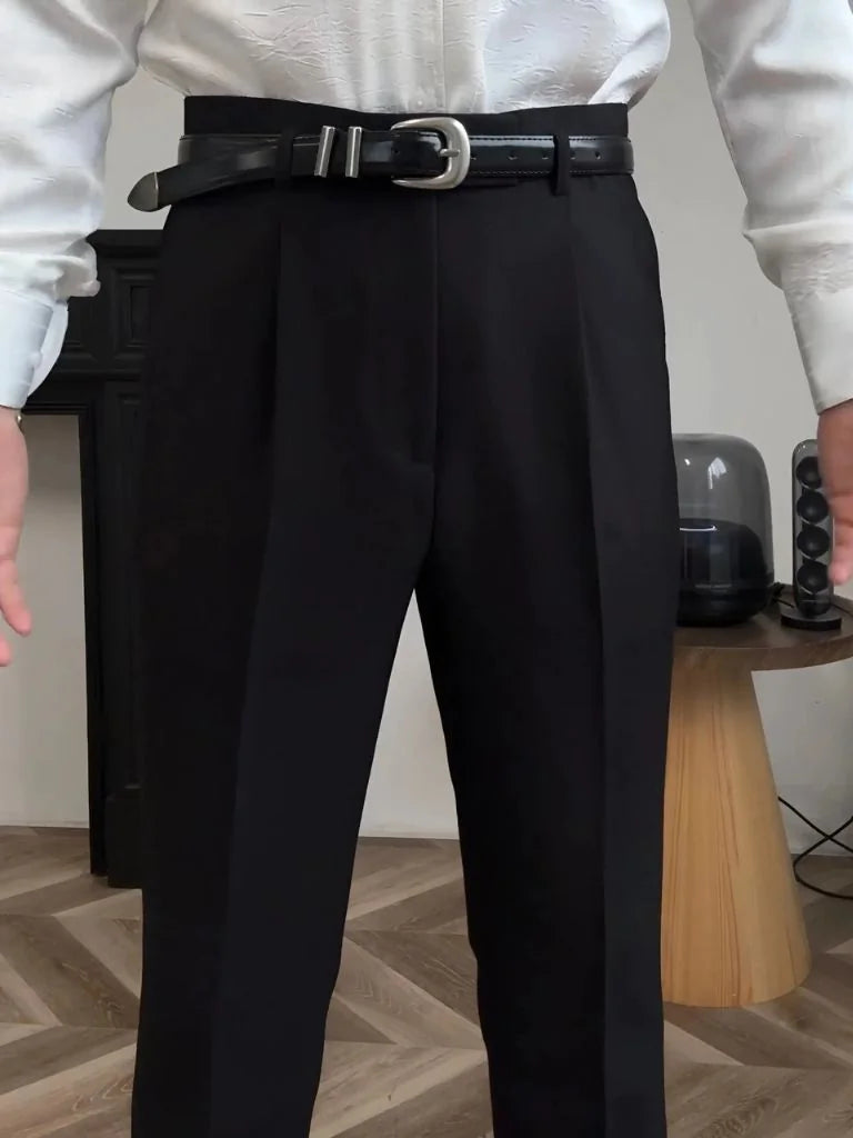 Hollywood Classic Trousers (Belt Included) — Avelmontis