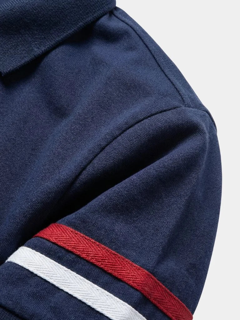 Horizon Striped Polo — Avelmontis