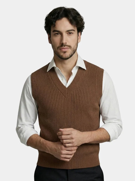 Knit Vest Waistcoat — Avelmontis