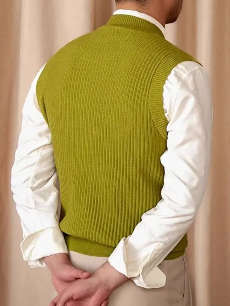 Knit Vest Waistcoat — Avelmontis