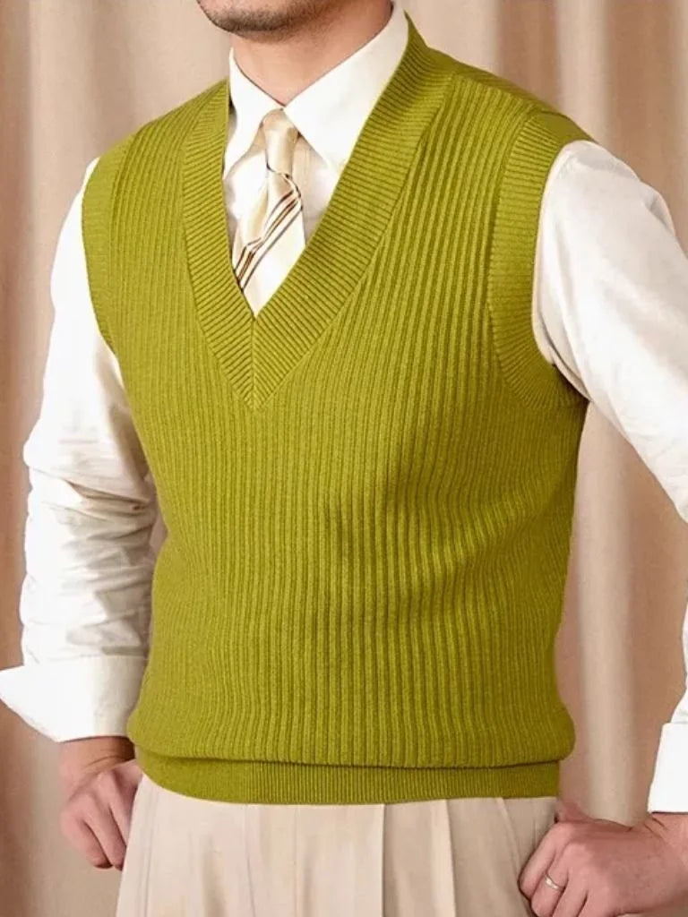 Knit Vest Waistcoat — Avelmontis