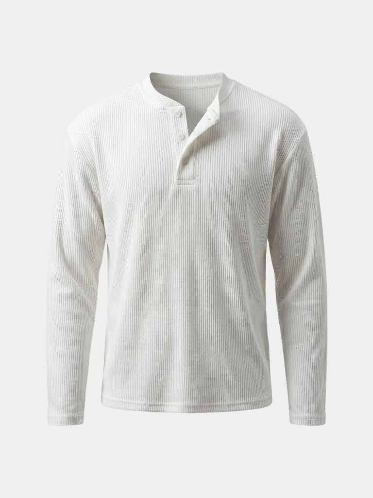 Latitude Ribbed Henley — Avelmontis