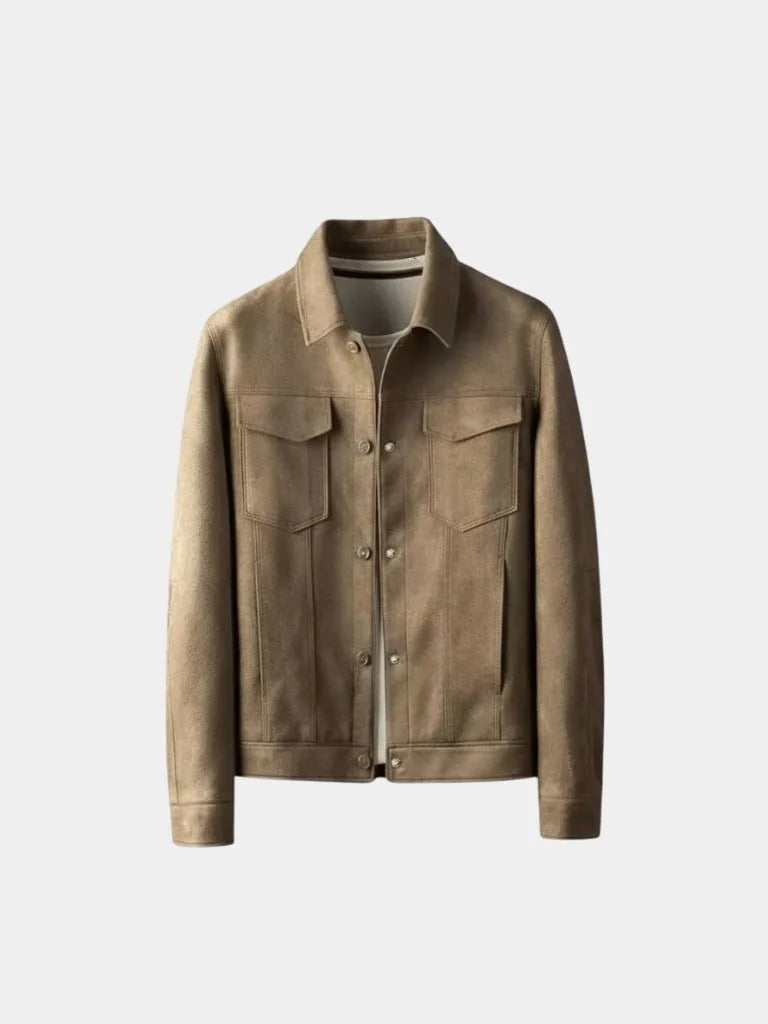 Laurent Leather Aviator Jacket — Avelmontis