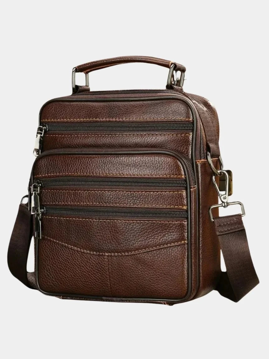 Leather Men's Shoulder Bag — Avelmontis