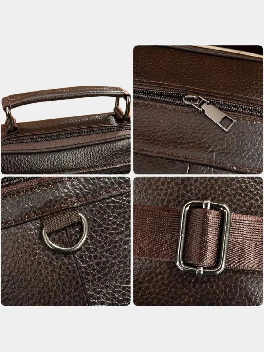 Leather Men's Shoulder Bag — Avelmontis