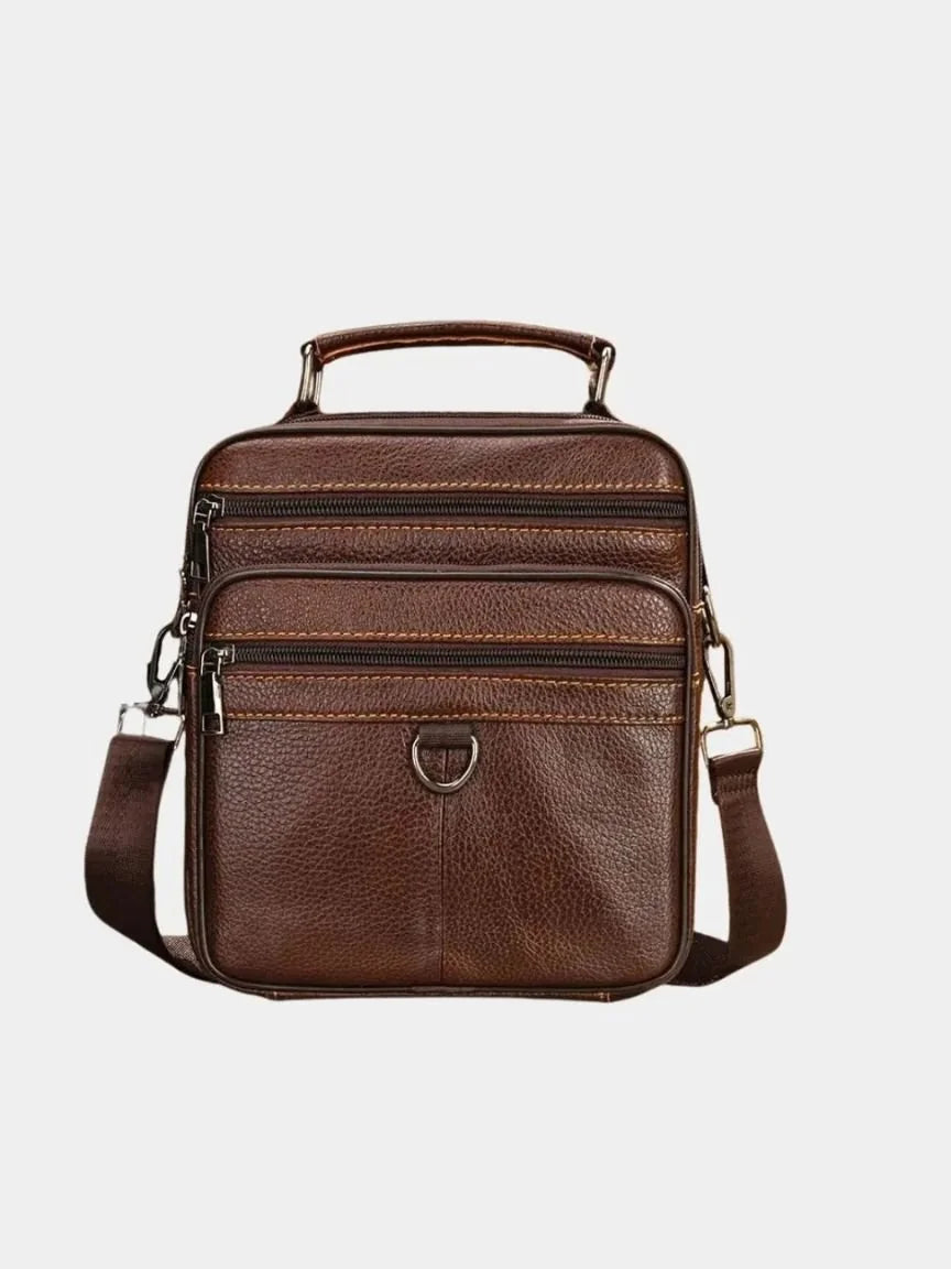 Leather Men's Shoulder Bag — Avelmontis