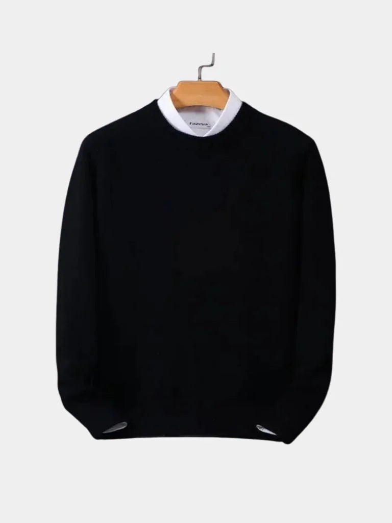 Linear Core Cotton Pullover — Avelmontis