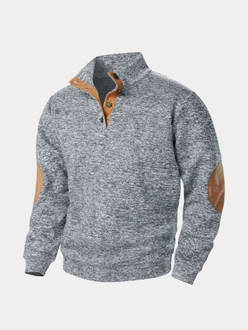 Lucien Heritage Elbow High Collar Pullover — Avelmontis
