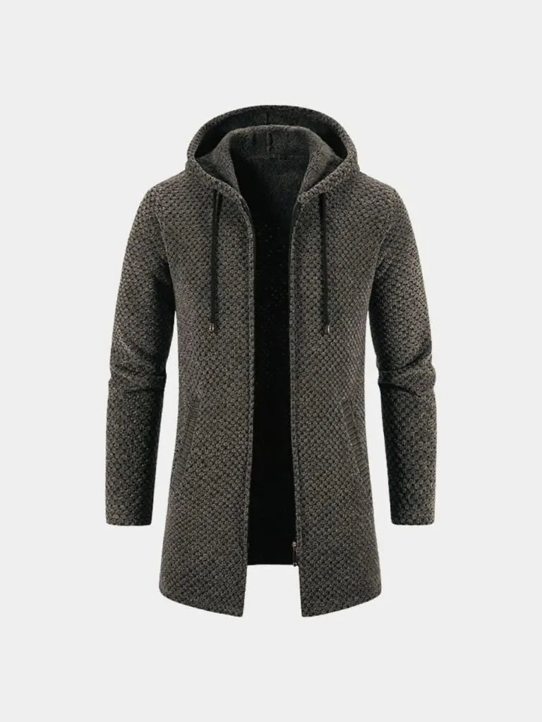 Lugano Knitted Hooded Winter Coat — Avelmontis