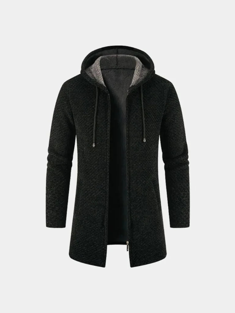 Lugano Knitted Hooded Winter Coat — Avelmontis