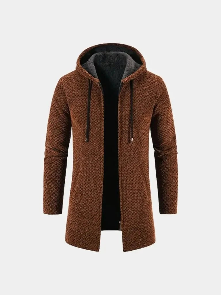 Lugano Knitted Hooded Winter Coat — Avelmontis