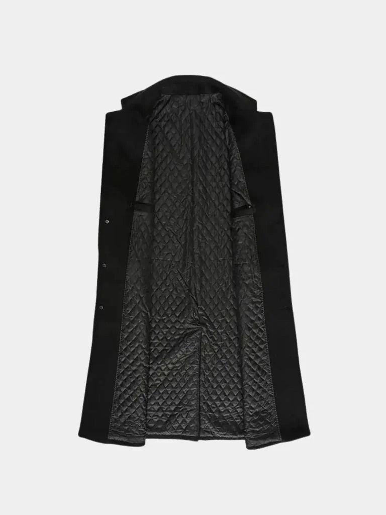 Mens Wool Blend Trench Coat — Avelmontis