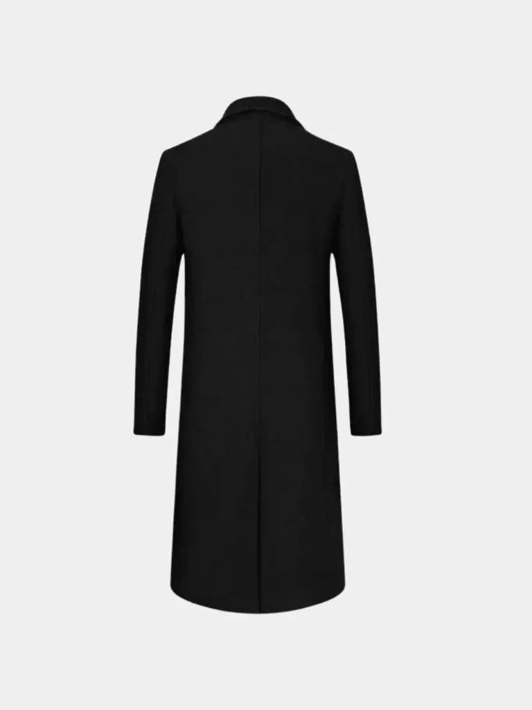 Mens Wool Blend Trench Coat — Avelmontis