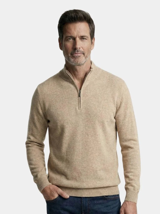 Merino Half Zip Sweater — Avelmontis
