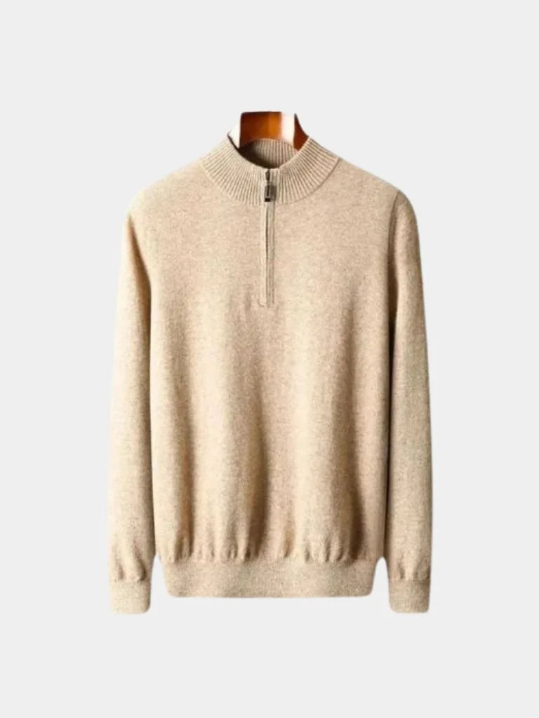 Merino Half Zip Sweater — Avelmontis