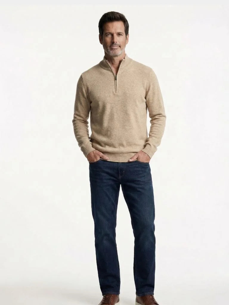 Merino Half Zip Sweater — Avelmontis