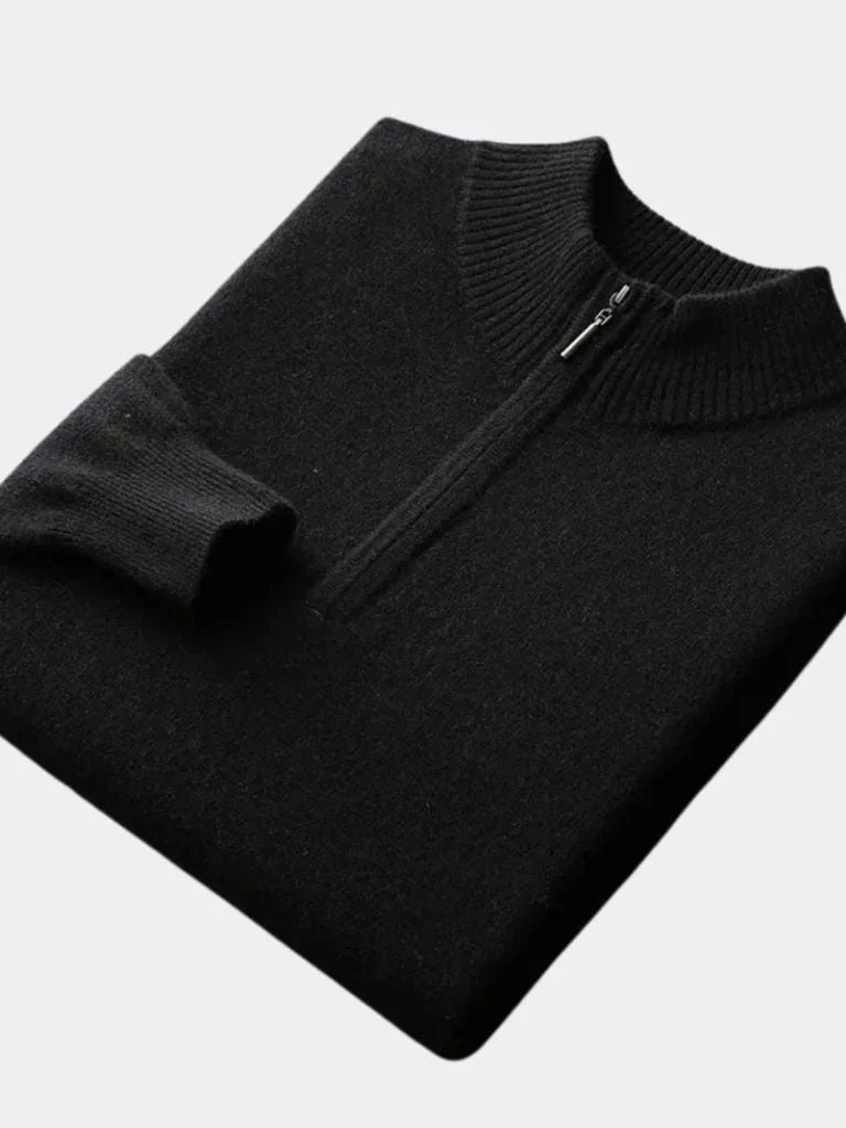 Merino Half Zip Sweater — Avelmontis