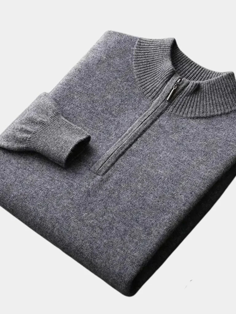 Merino Half Zip Sweater — Avelmontis