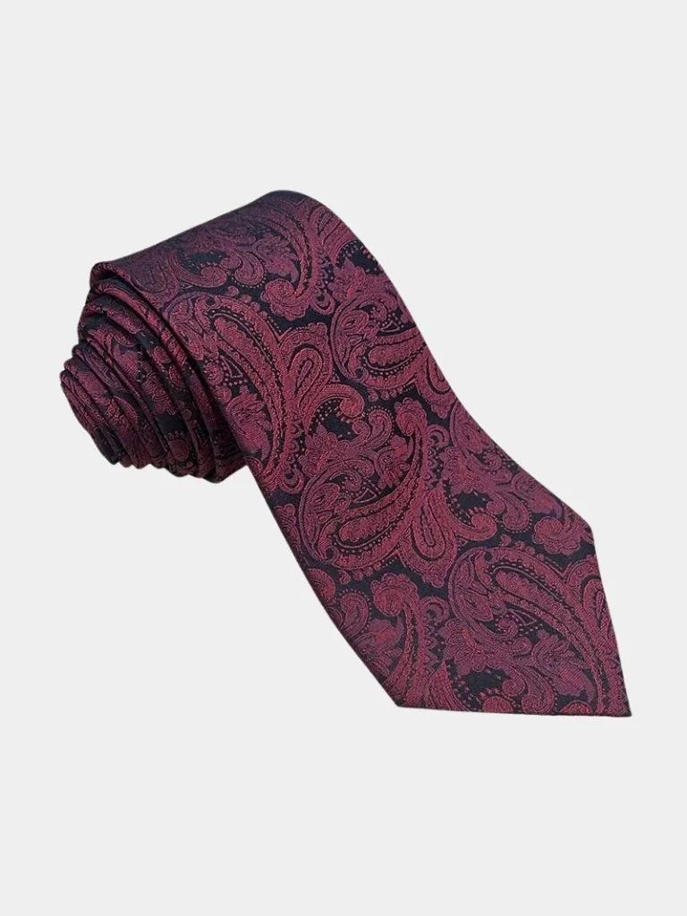 Midnight Petal Vintage Tie — Avelmontis