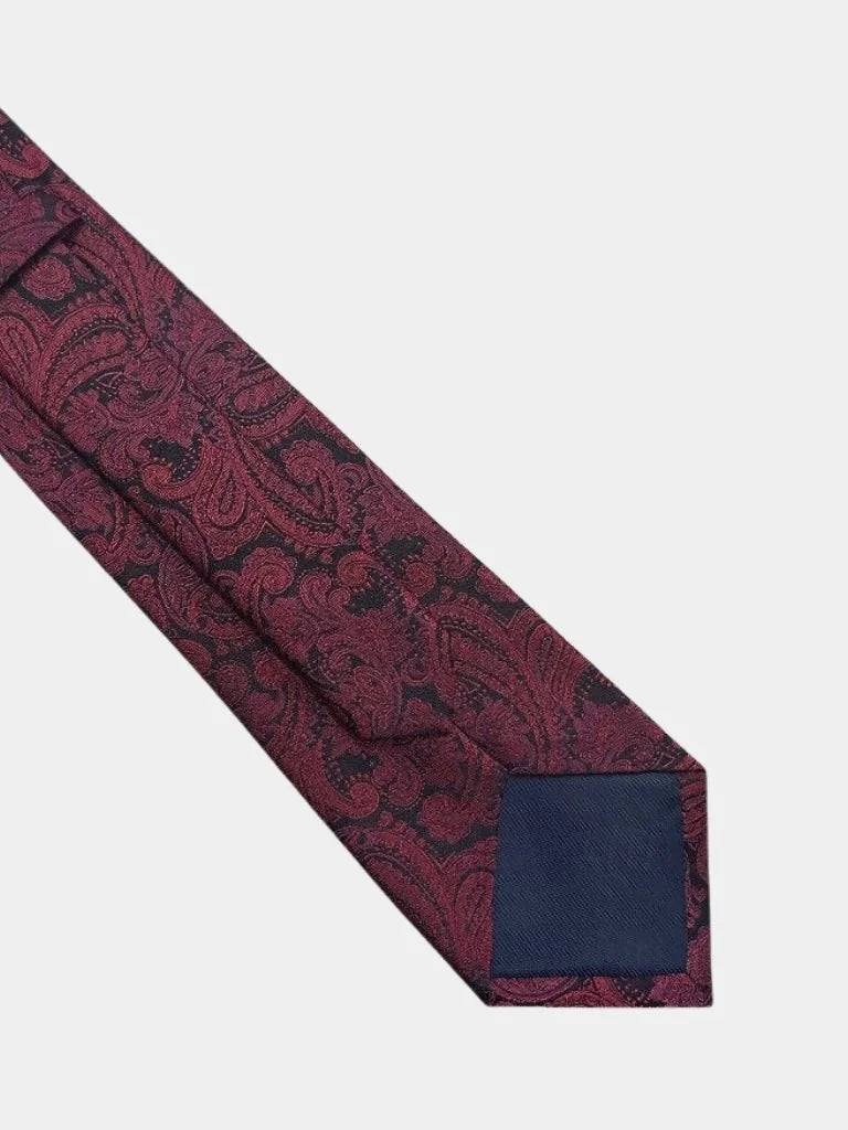 Midnight Petal Vintage Tie — Avelmontis