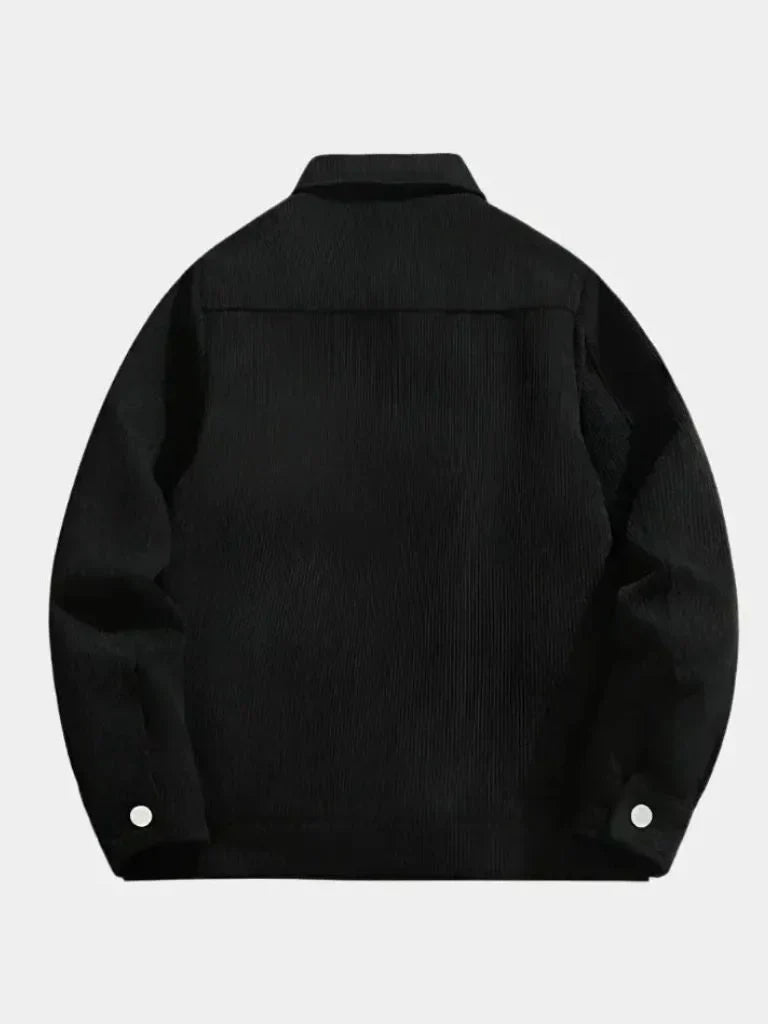 Minimalist Corduroy Sherpa Jacket — Avelmontis