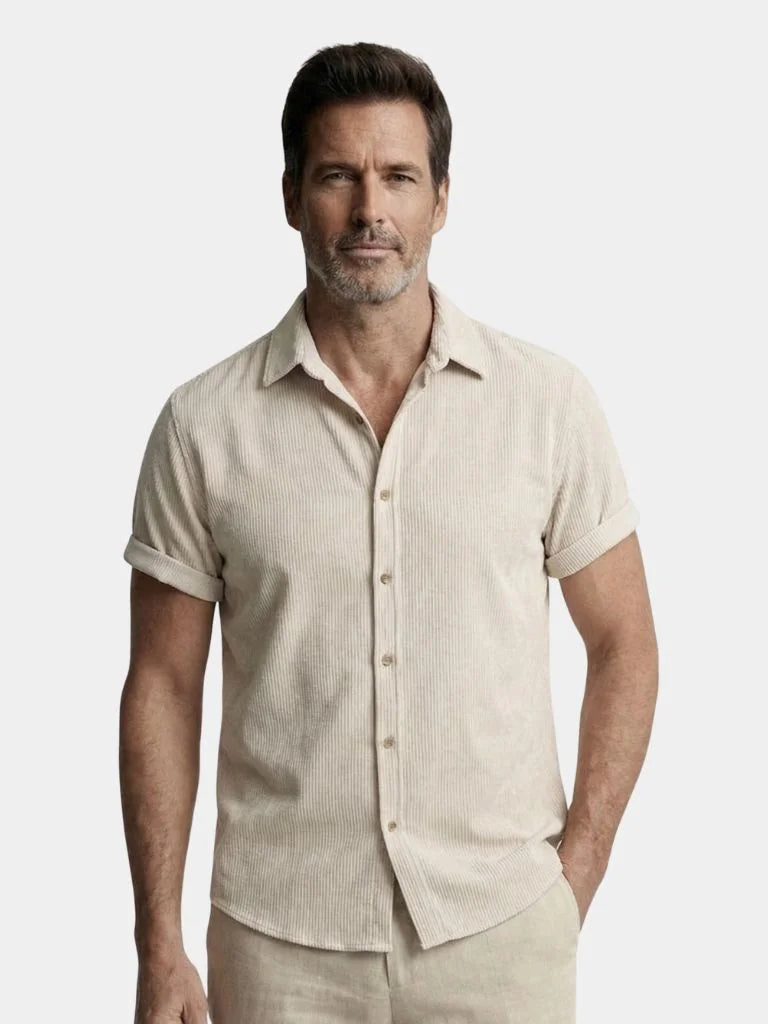Minimalist Corduroy Shirt — Avelmontis