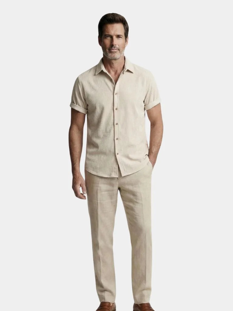 Minimalist Corduroy Shirt — Avelmontis