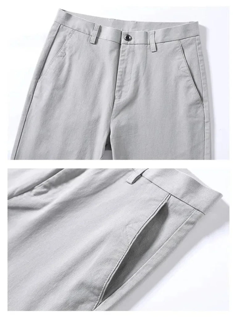 Minimalist Straight Trousers — Avelmontis