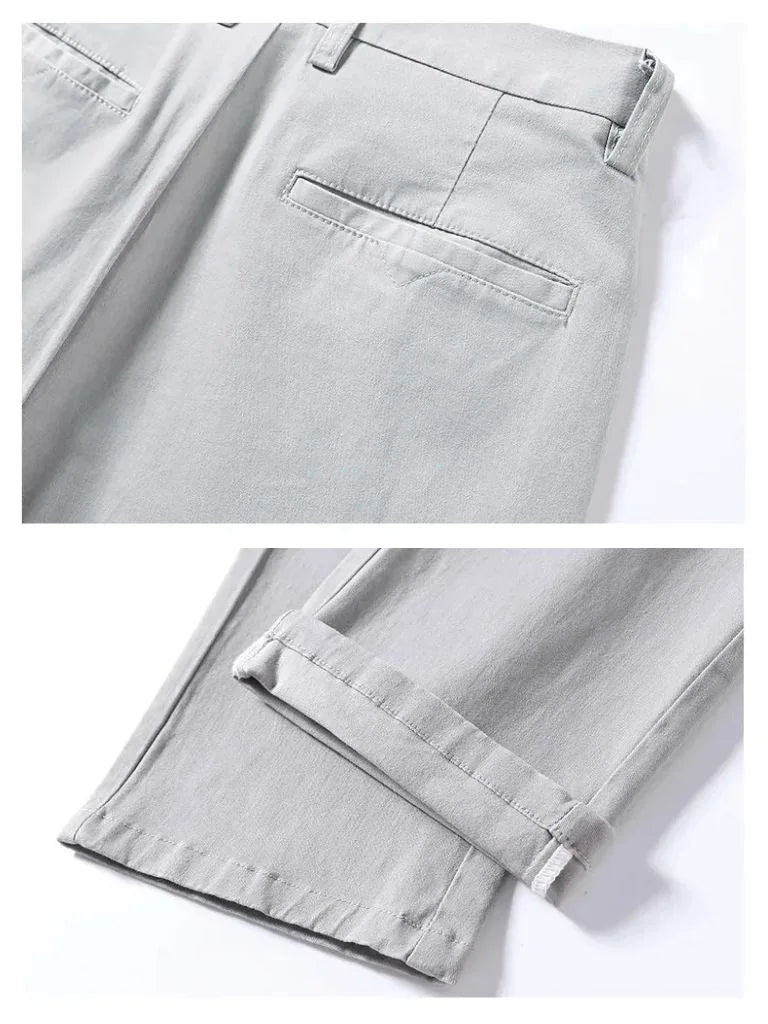 Minimalist Straight Trousers — Avelmontis