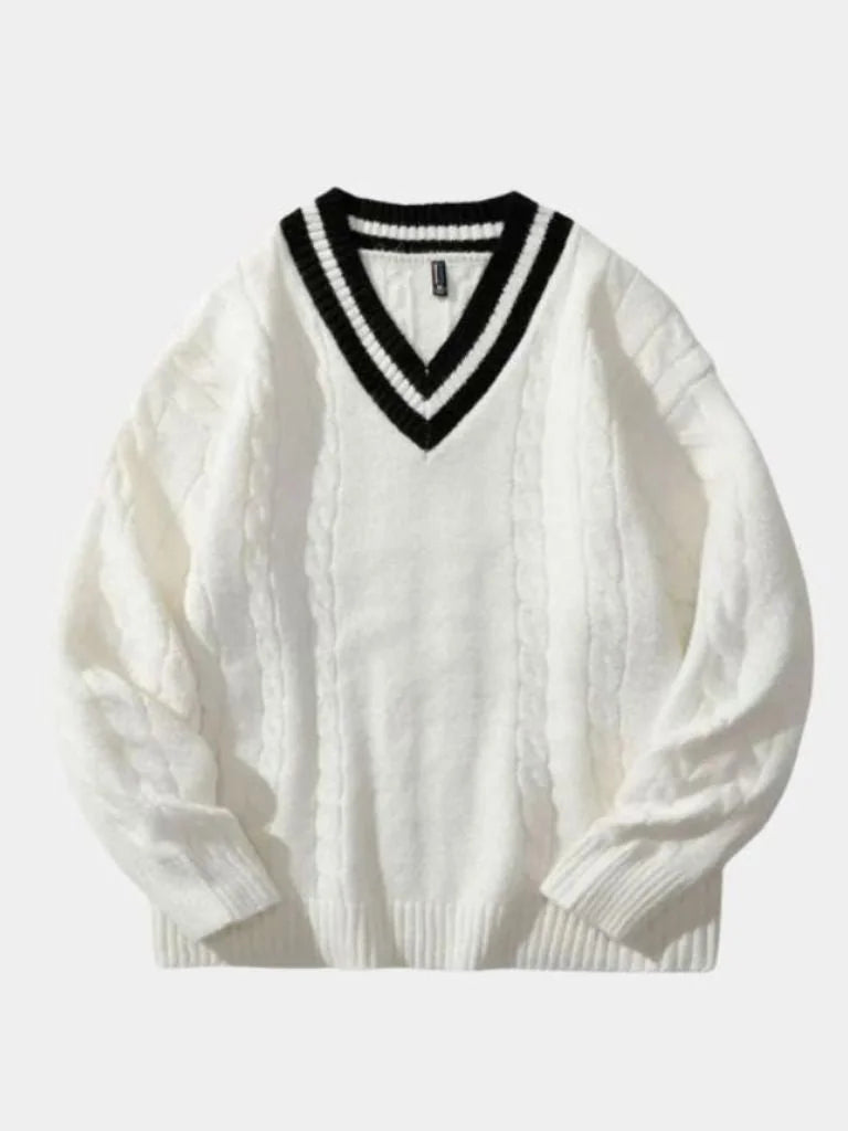 Minimalist V-Neck Sweater — Avelmontis