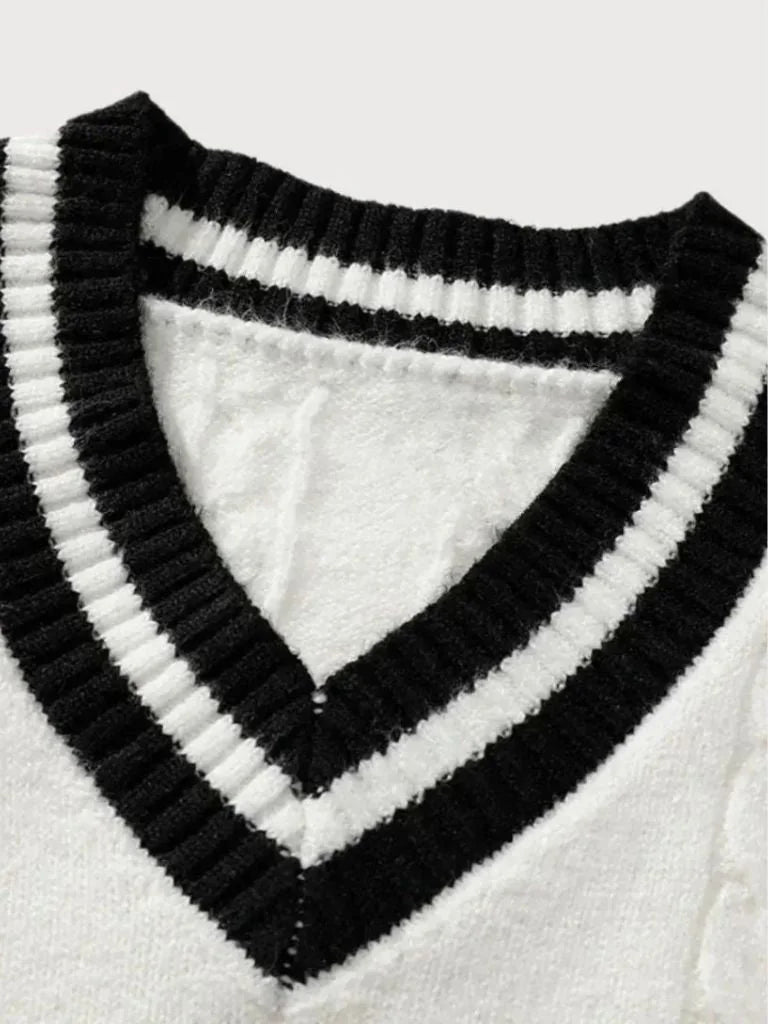 Minimalist V-Neck Sweater — Avelmontis