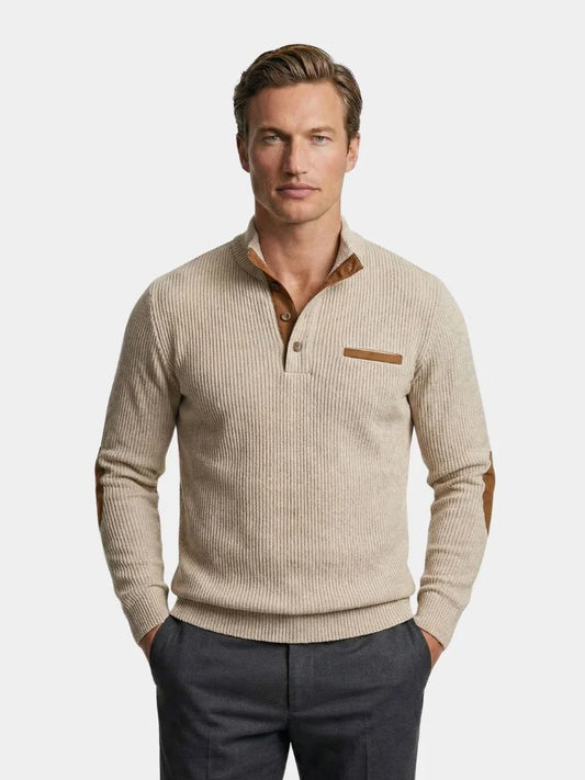Monaco Casual Henley Pullover — Avelmontis