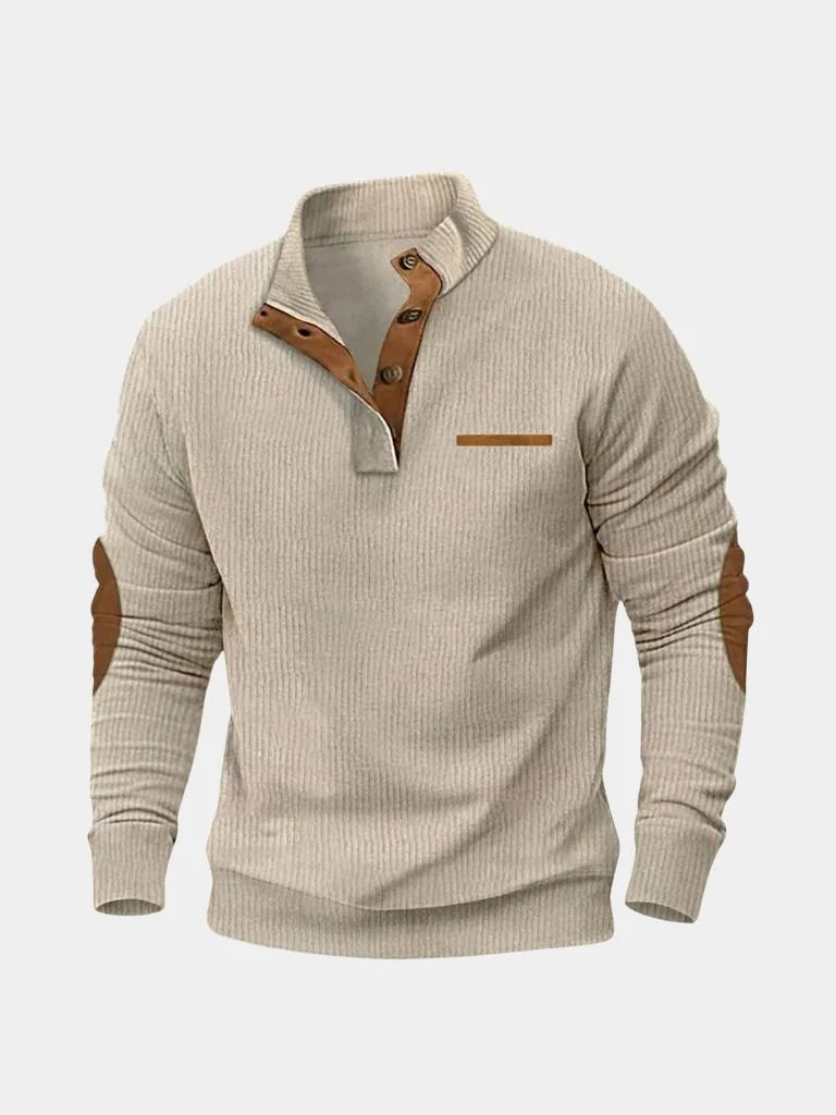 Monaco Casual Henley Pullover — Avelmontis