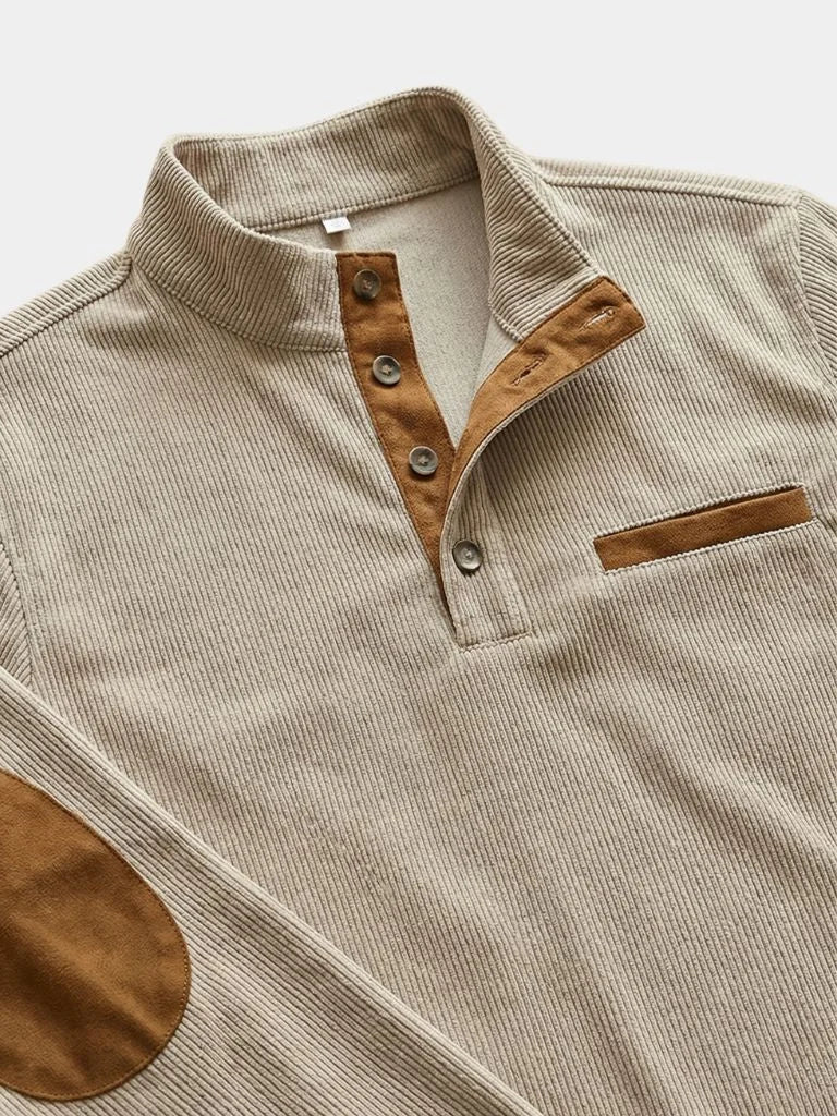Monaco Casual Henley Pullover — Avelmontis