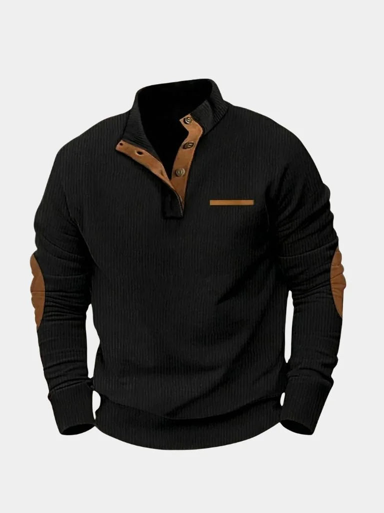 Monaco Casual Henley Pullover — Avelmontis