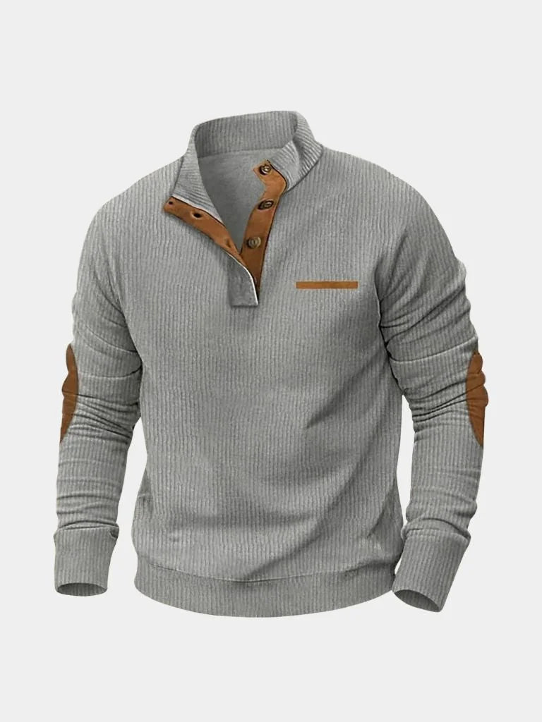 Monaco Casual Henley Pullover — Avelmontis