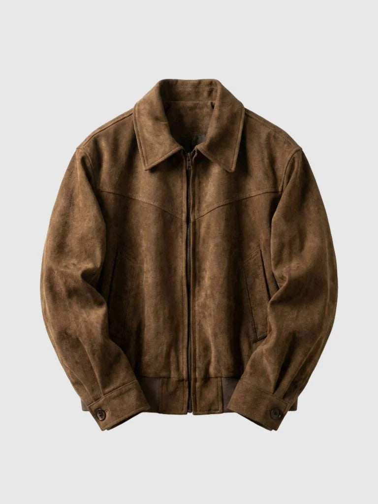 Monaco Suede Vintage Jacket — Avelmontis