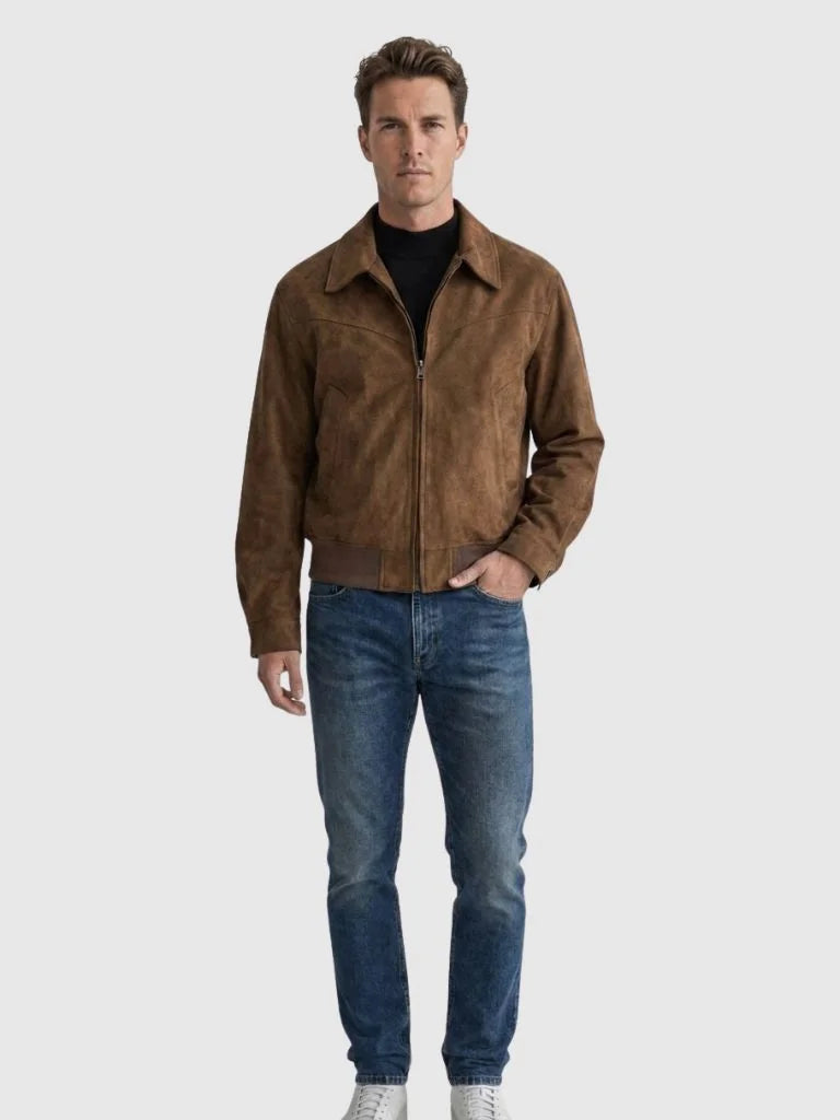 Monaco Suede Vintage Jacket — Avelmontis