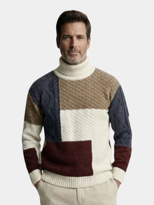 Mosaic Artisan Knit Sweater — Avelmontis